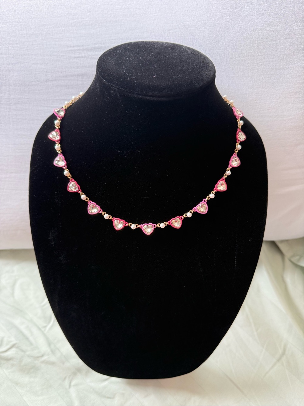 Betsey Johnson Valentines Heart Necklace